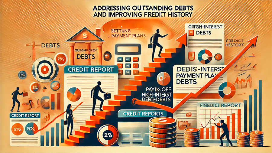 Address any outstanding debts