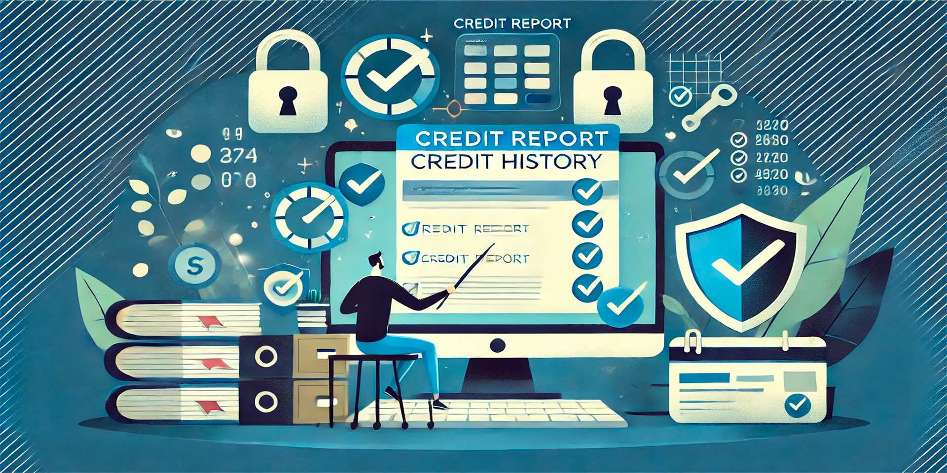 Regularly checking your credit history